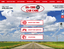 Tablet Screenshot of entirecarcare.com